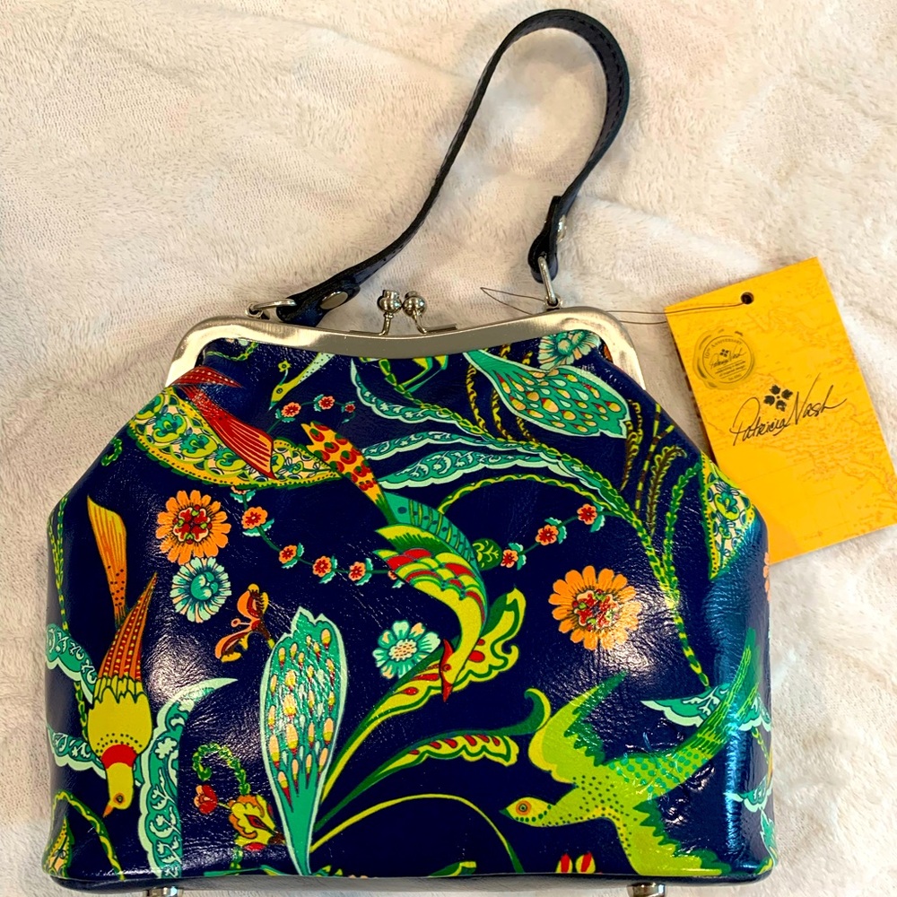 Patricia Nash Birds of Paradise Bonifati Frame purse